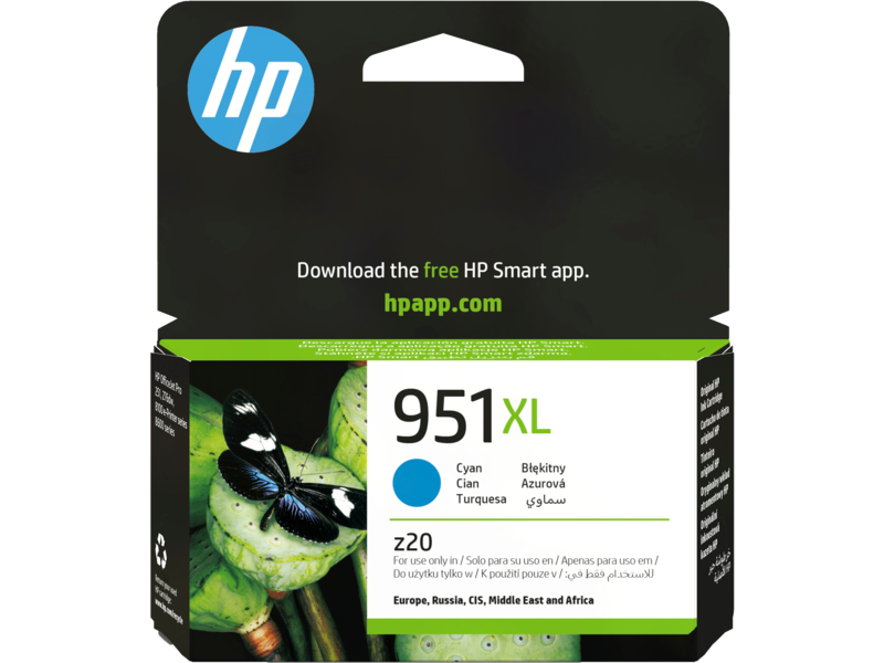 HP-951XL CYAN CARTRIDGE CN046 HP-951XL CYAN CARTRIDGE CN046