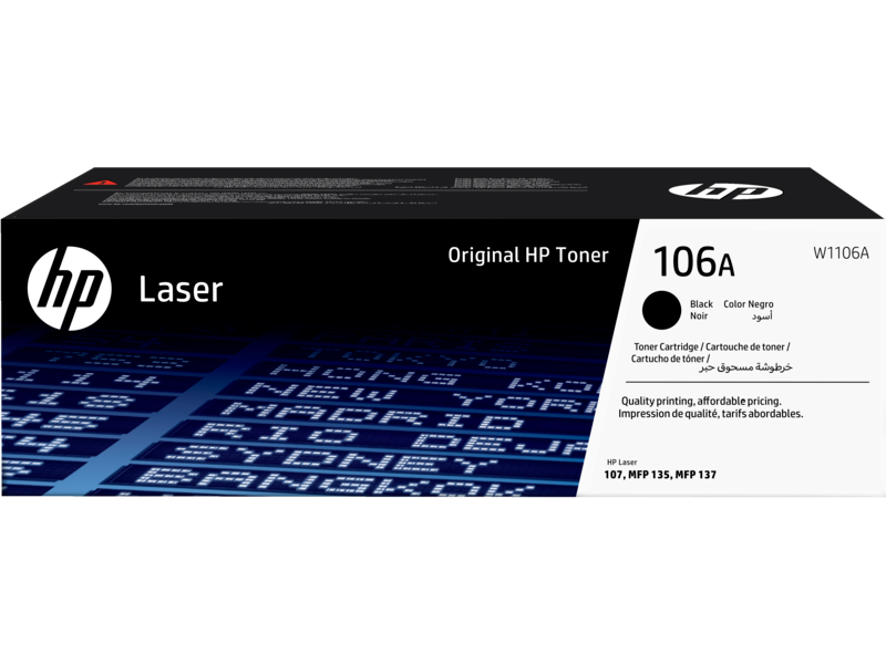 HP TONER 106A GENUINE BLACK TONER HP TONER 106A GENUINE BLACK TONER