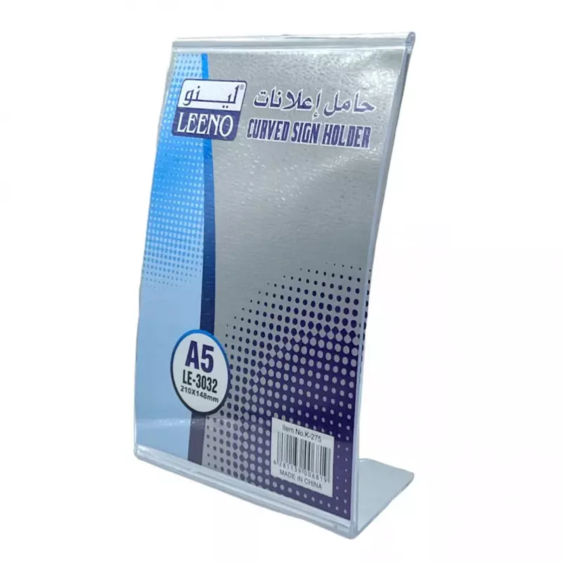 A5 SIGN HOLDER-LEENO K-389 A5 SIGN HOLDER-LEENO K-389