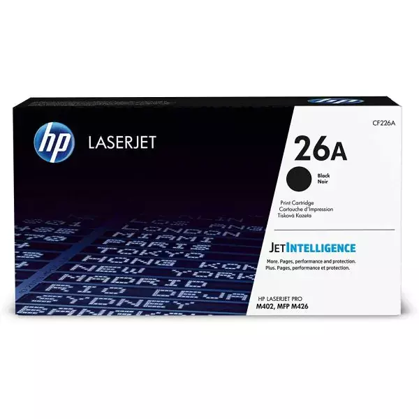 HP 26A Black Original LaserJet Toner Cartridge, CF226A HP 26A Black Original LaserJet Toner Cartridge, CF226A